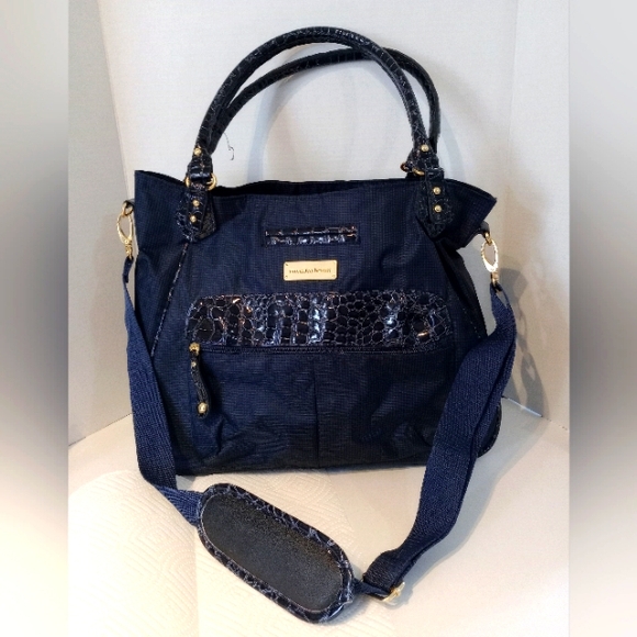 Samantha Brown Blue Oversized Travel‎  Work Tote Bag - Picture 1 of 16